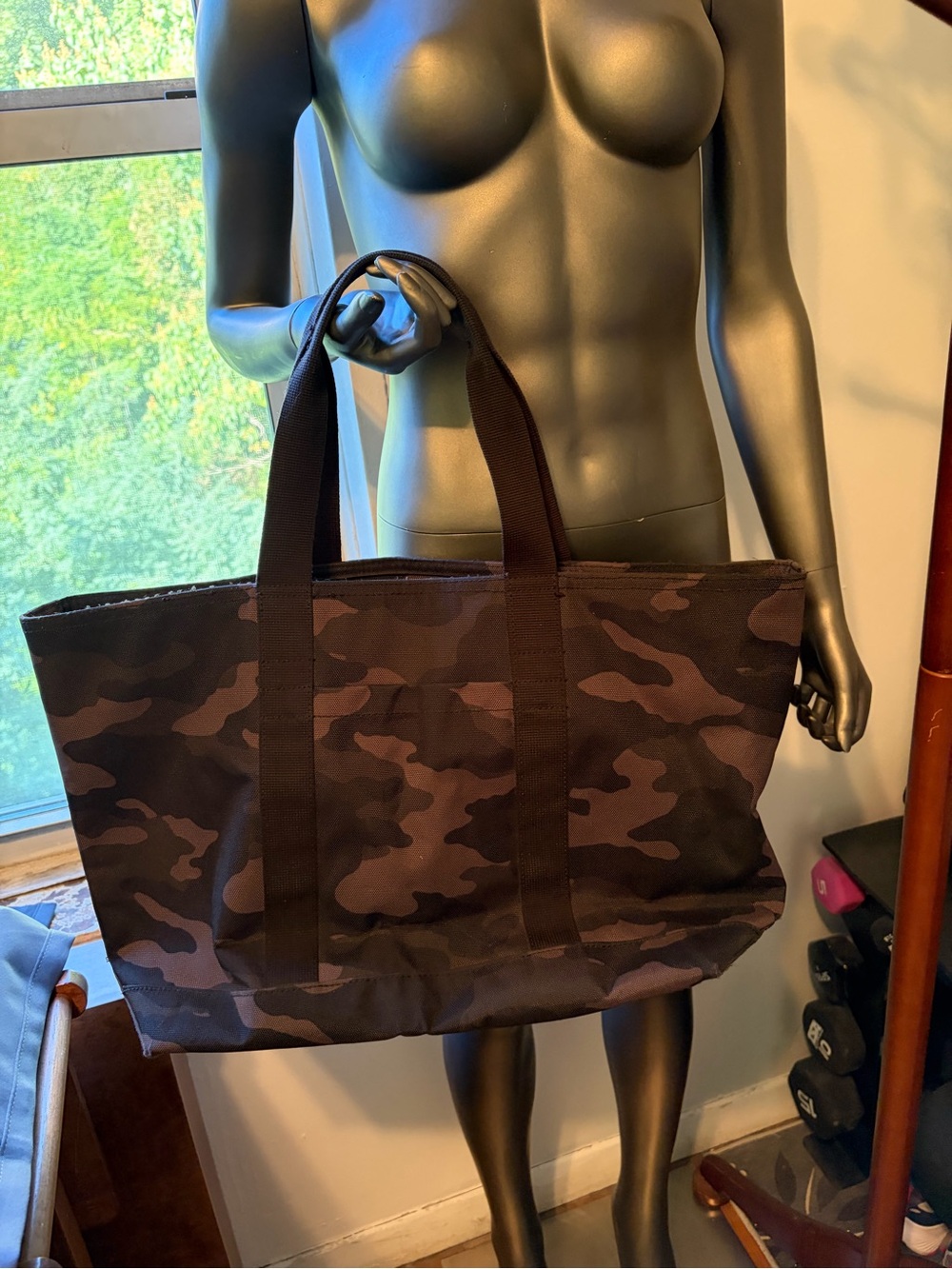 Banana Republic Canvas Camo Tote Bag